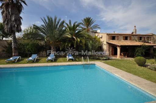 Finca Antonio gran, Pool, Sonnenliege, Haus, Garten, Terrasse