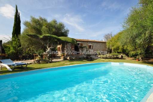 Finca Antonio petit, Garten, Pool, Terrasse, Sonnenliege