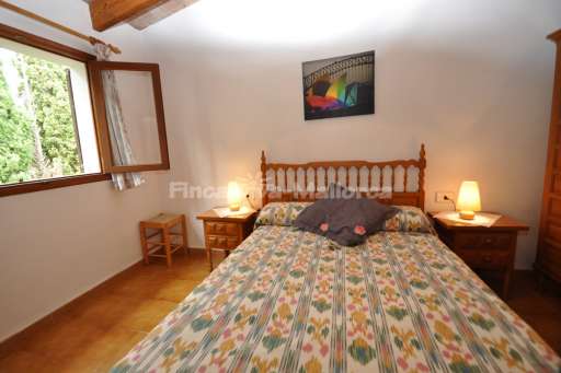 Casa Fonts Salades, Schlafzimmer, Doppelbett