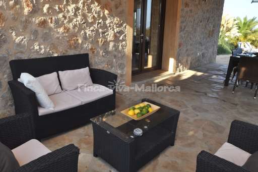 Finca Betanca, überdachte Terrasse, Lounge