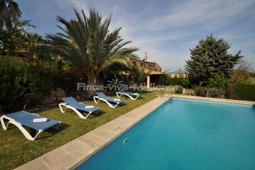 Finca Antonio gran, Pool, Sonnenliege, Garten