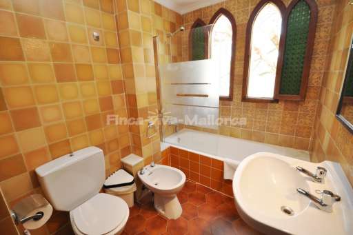 Casa Palisera Panorama Cala Figuera, Badezimmer, Badewanne