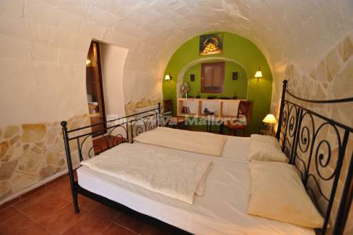 Finca Cas Concos, Schlafzimmer, Doppelbett