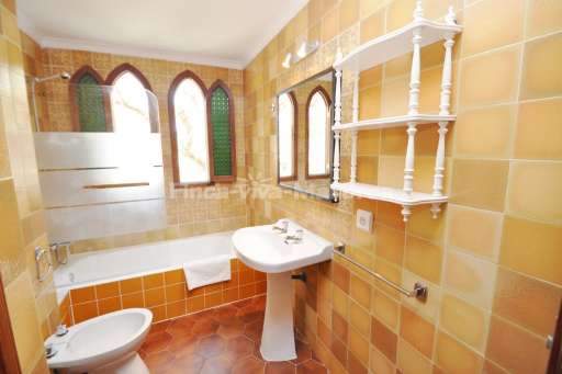 Casa Palisera Panorama Cala Figuera, Badezimmer, Badewanne
