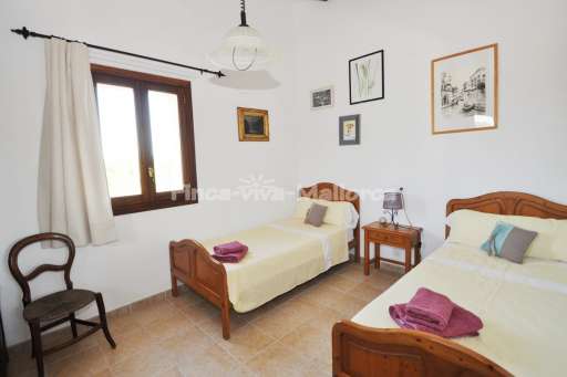 Finca Cati Cala Figuera, Schlafzimmer, Einzelbett