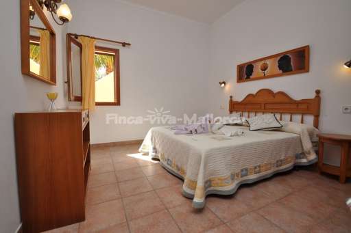 Casa de Rivas Cala Sanau, Schlafzimmer, Doppelbett