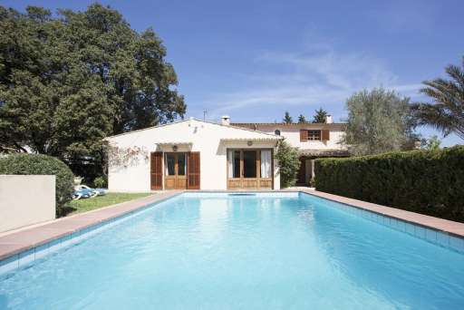 Finca Creus Pollenca, Pool, Haus, Garten