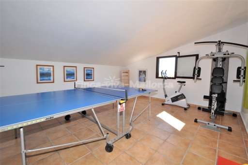 Finca Escala, Fitnessraum, Fitness, Tischtennis