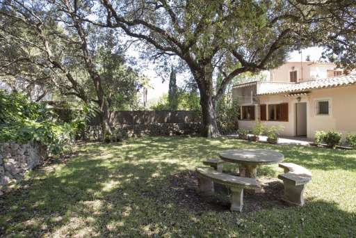 Finca Creus Pollenca, Garten, Sitzmöglichkeit