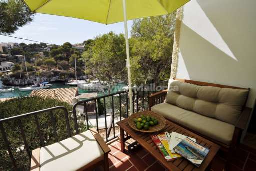 Casa Palisera Panorama Cala Figuera, Meerblick, Balkon, Sofa, Sonnenschirm