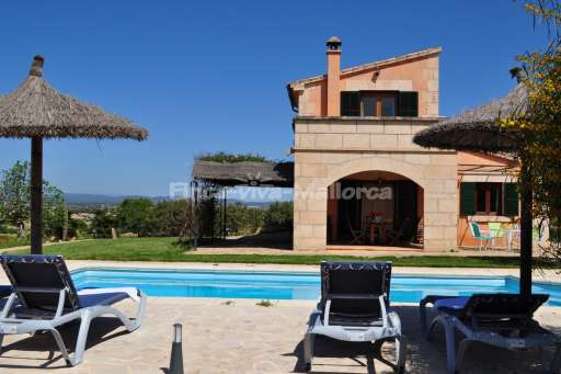 Finca Escala, Pool, Sonnenliege, Haus