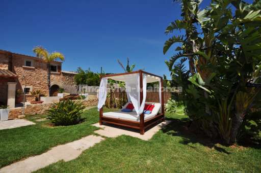 Finca David, Himmelbett, Garten