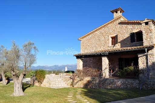 Finca Hermosa de Muro, Haus, Terrasse, Garten, Weitblick