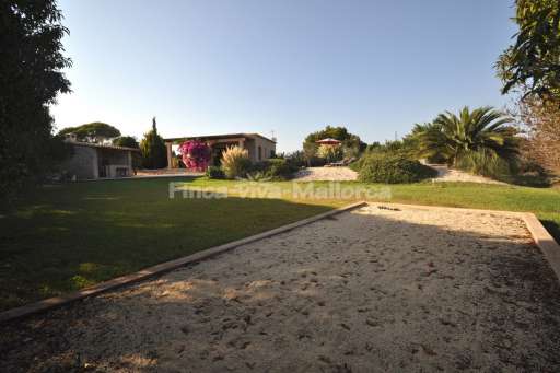 Finca Betanca, Garten, Boccia-Bahn