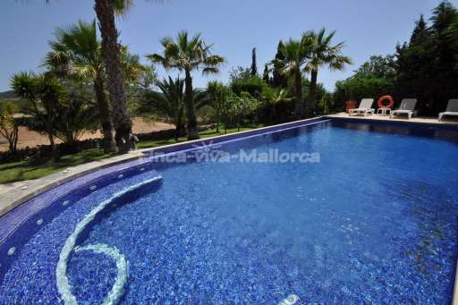 Finca Can Pelat, Pool, Sonnenliege