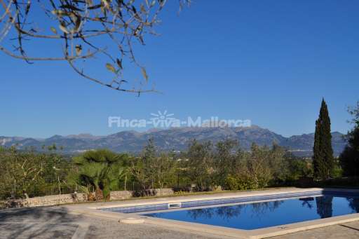 Finca Hermosa de Muro, Pool, Weitblick