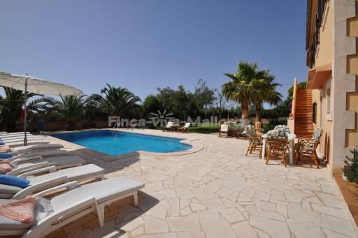 Casa de Rivas Cala Sanau, Pol, Terrasse, Sonnenliege, Sonnenschirm