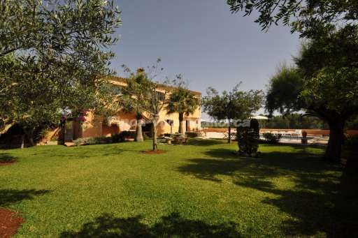 Casa de Rivas Cala Sanau, Garten, Haus