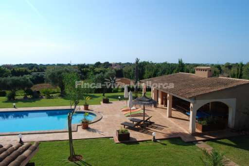 Villa Serena, Pool, Casita, Garten, Sonnenliege, Sonnenschirm