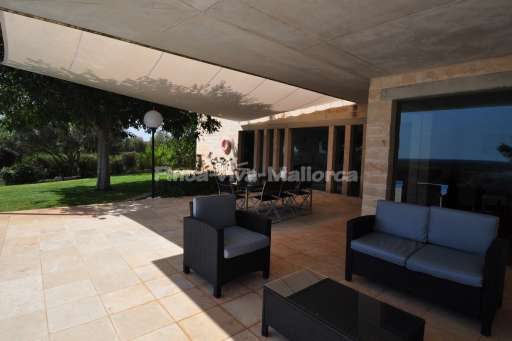 Villa Jose Sa Mola, überdachte Terrasse, Lounge, Essbereich
