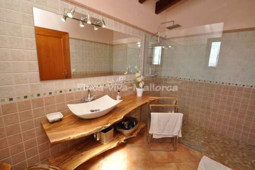 Finca Antonia, Badezimmer, ebenerdige Dusche