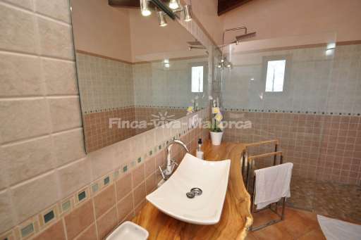 Finca Antonia, Badezimmer, ebenerdige Dusche