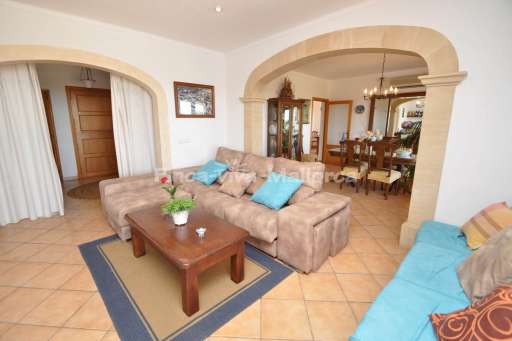 Finca Antonia, Wohnzimmer, Esszimmer, Sofa