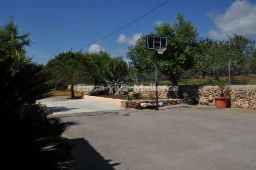 Finca Antonia, Zufahrt, Basketballkorb