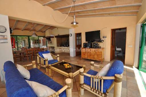 Finca Grande, Terrasse, Sitzmöglichkeit, Wintergarten