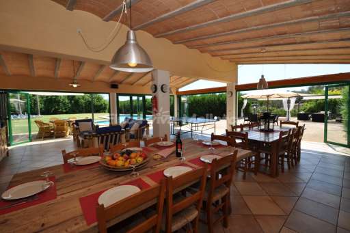 Finca Grande, Terrasse, Essbereich, Wintergarten