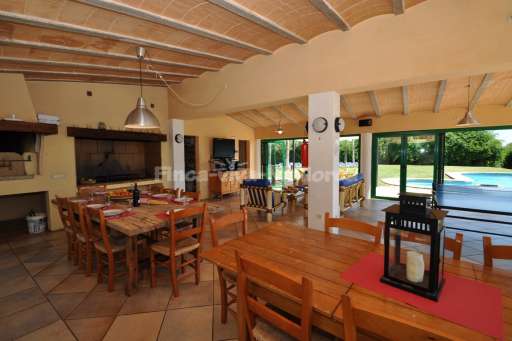 Finca Grande, Terrasse, Essbereich, Grill