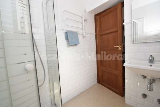 Casa Notario, Badezimmer, Dusche, Spiegel