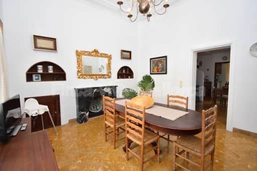 Casa Notario, Esszimmer, Esstisch, TV