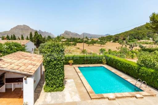 Casita Oliver Port de Pollenca, Pool, Ausblick, Haus, Terrasse