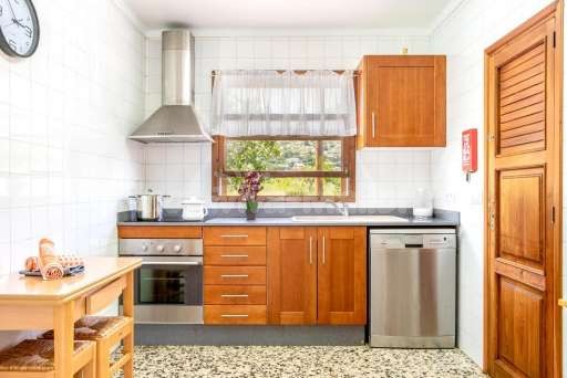 Casita Oliver Port de Pollenca, Küche, Bar, Barhocker