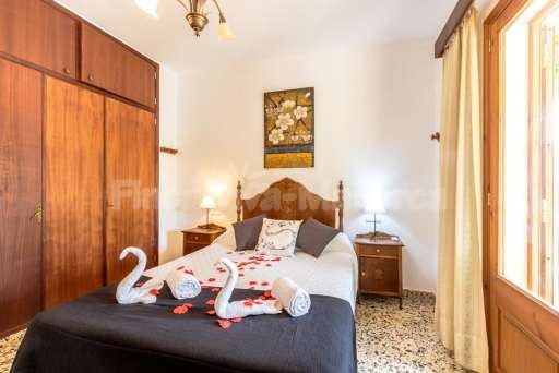 Casita Oliver Port de Pollenca, Schlafzimmer, Doppelbett, Kleiderschrank