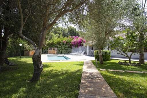 Chalet Juli Sa Pobla, Garten, Pool