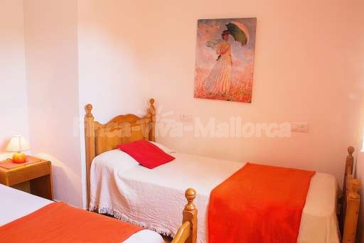 Finca Cantor Pollenca, Schlafzimmer, Doppelzimmer, Einzelbett