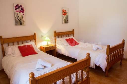 Finca Cantor Pollenca, Schlafzimmer, Doppelzimmer, Einzelbett