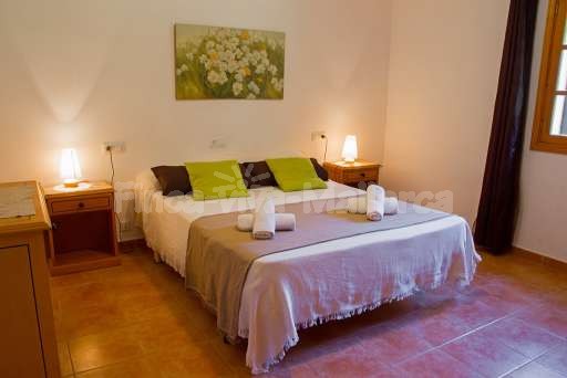 Finca Cantor Pollenca, Schlafzimmer, Doppelbett, Doppelzimmer