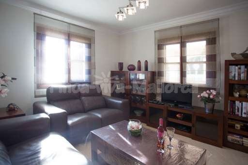 Finca Cia Palya Son Real, Wohnzimmer, Sofa, Fernseher