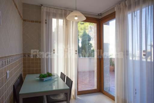 Finca Cia Palya Son Real, Esszimmer, Esstisch, Terrasse