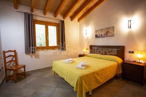 Finca Es Biali, Schlafzimmer, Doppelbett