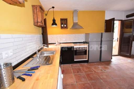 Finca Can Jordi Cas Concos Kueche