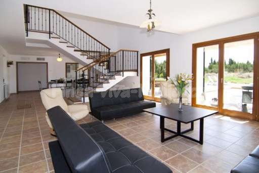 Finca Leda Can Picafort, Wohnzimmer, Sofa, Sessel