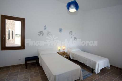 Finca Leda Can Picafort, Schlafzimmer, Doppelzimmer, Einzelbett