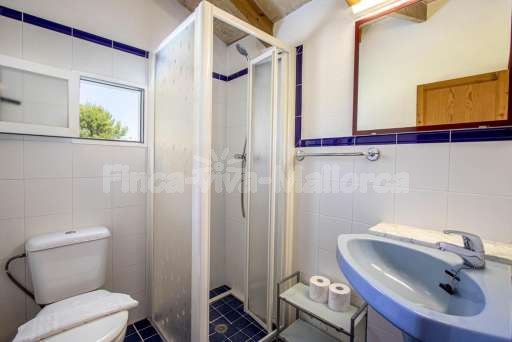 Finca Marinova Pollenca, Badezimmer, Dusche