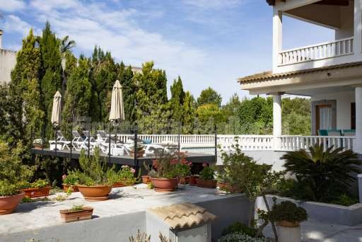 Finca Can Mosilla, Haus, Terrasse, Garten