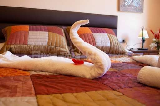 Finca Olivo Muro, Schlafzimmer, Doppelbett