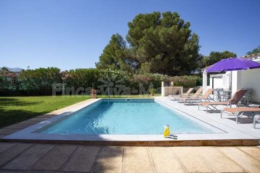 Casa Rendo Sa Pobla, Pool, Sonnenliege, Garten, Sonnenschirm, Terrasse